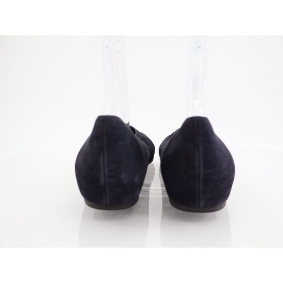Eileen Fisher Women Una Hidden Wedge Ballet Flats Size 8 Navy Suede Round Toe - Picture 5 of 10